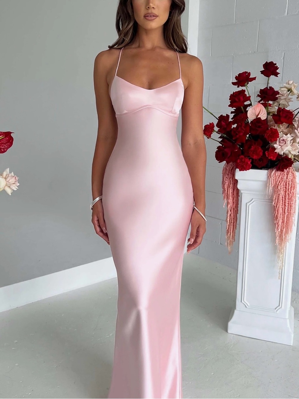 Malika Maxi Dress - Blush - Picture 3 of 7